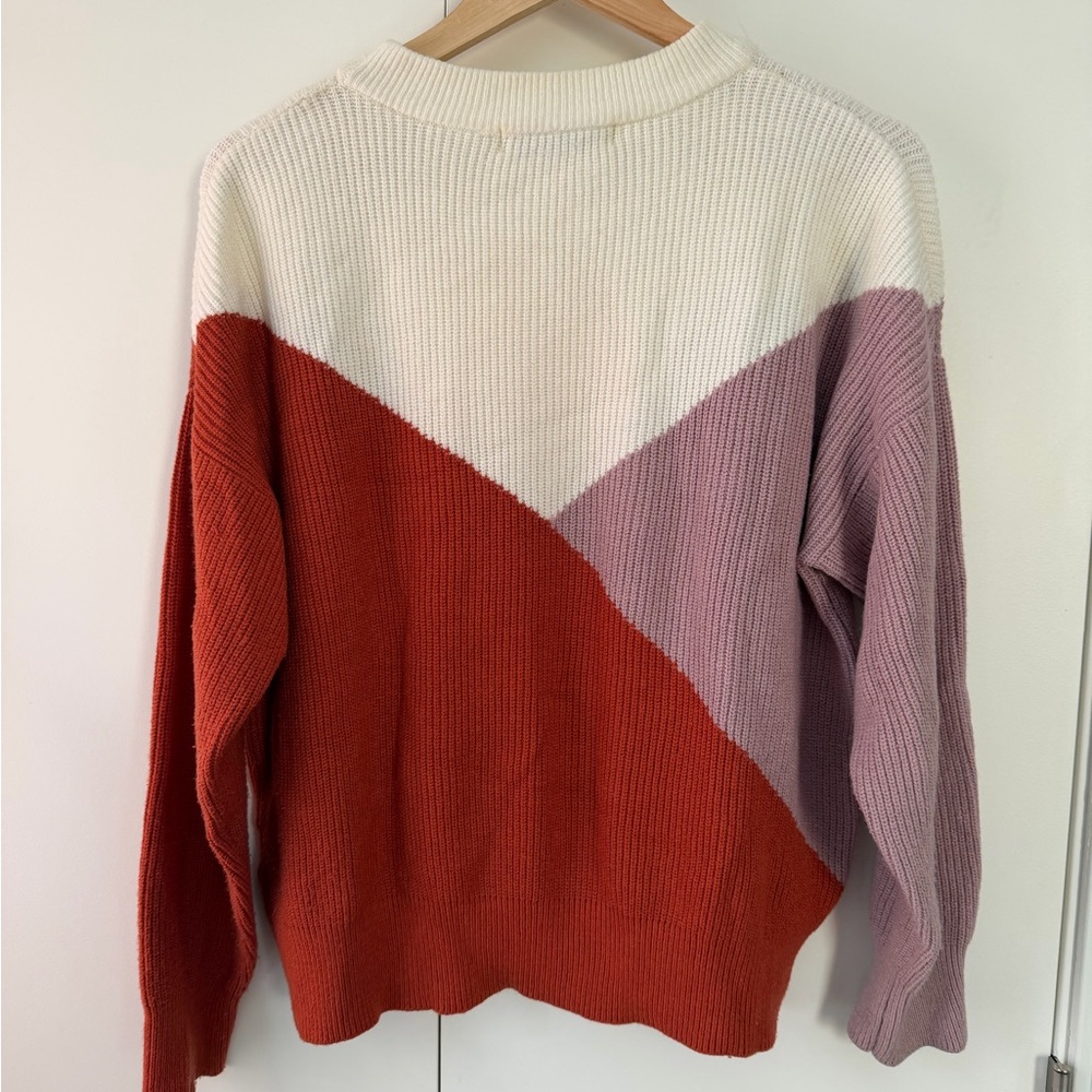 Sophie Rue Colorblock Crew Neck Sweater - Picture 4 of 6